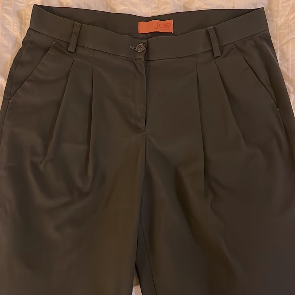 Pleated Cotton Trousers